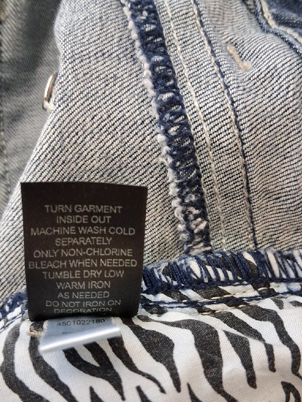 White House Black Market Dark Blue Denim Mini Skirt - Picture 7 of 7